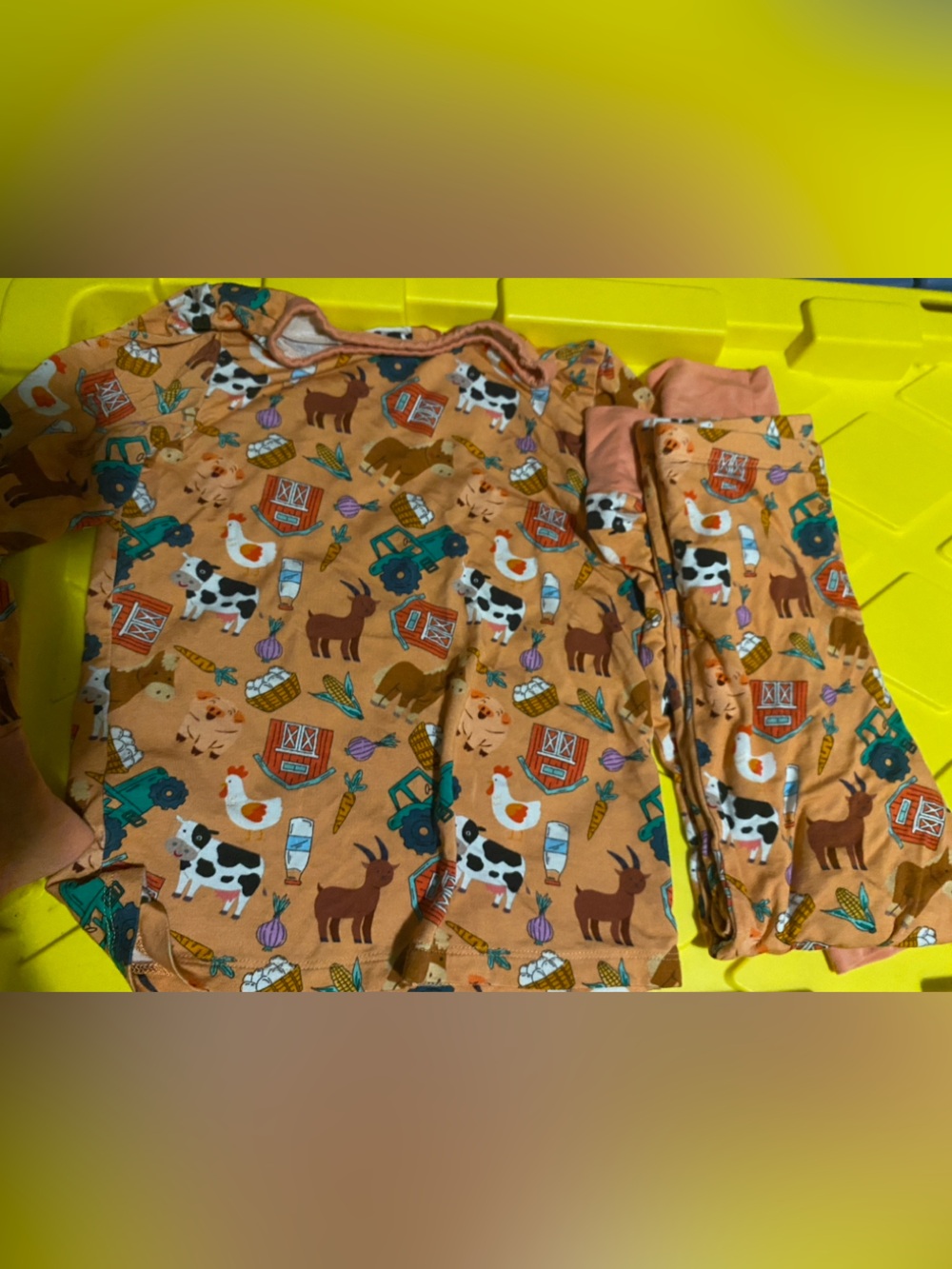 5/6 bamboo pajama set EUC